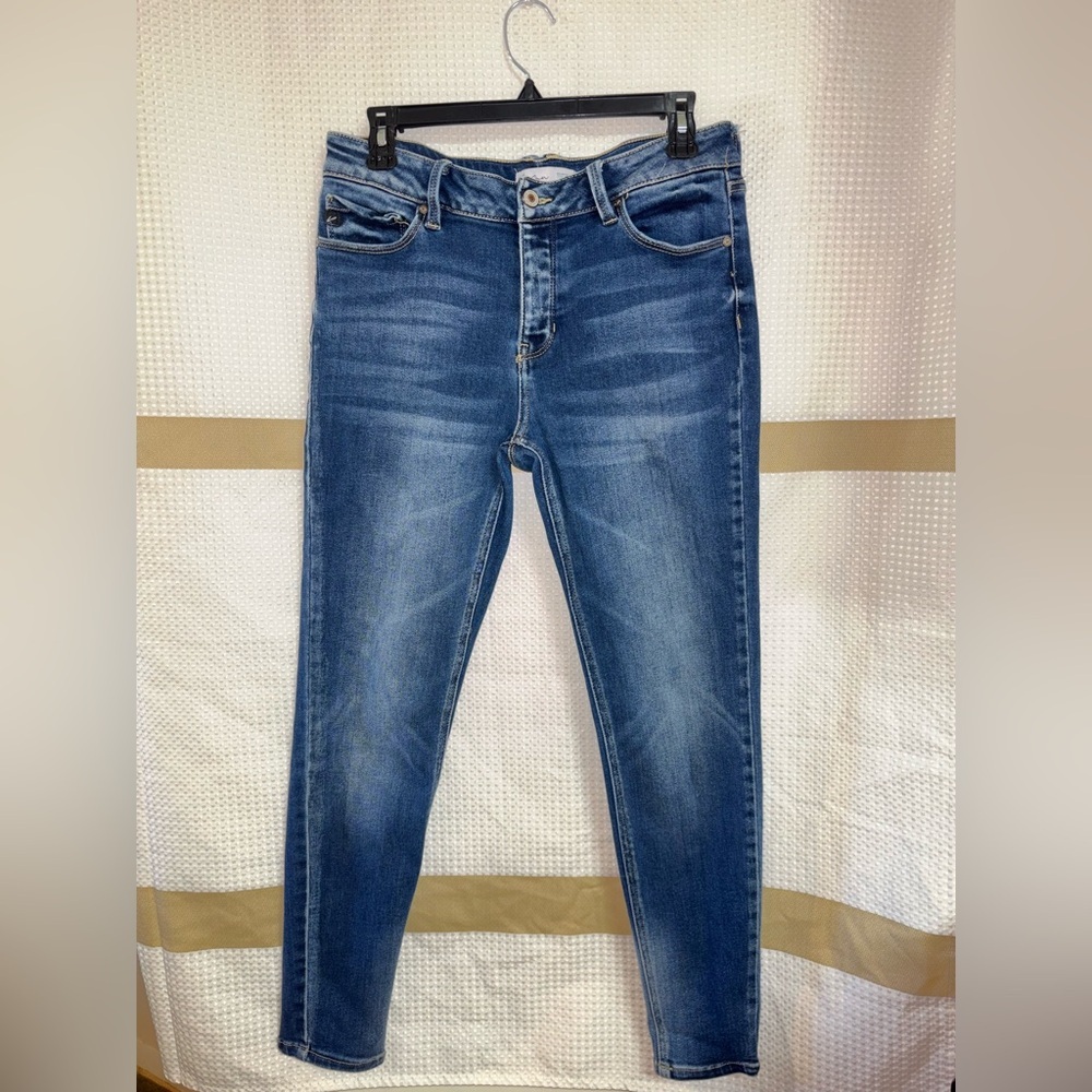 KanCan Dark Blue High-Rise Skinny Jeans